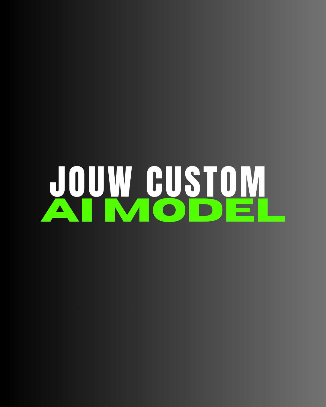 Custom AI Model | Jouw Persoonlijke Digitale Creator